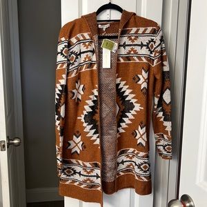 Woven Heart Cardigan